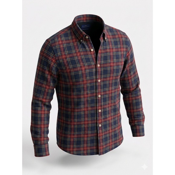 Lauren Ralph Lauren Other - Polo by Ralph Lauren Men's Red Blue White Plaid Long Sleeve Shirt. Size L